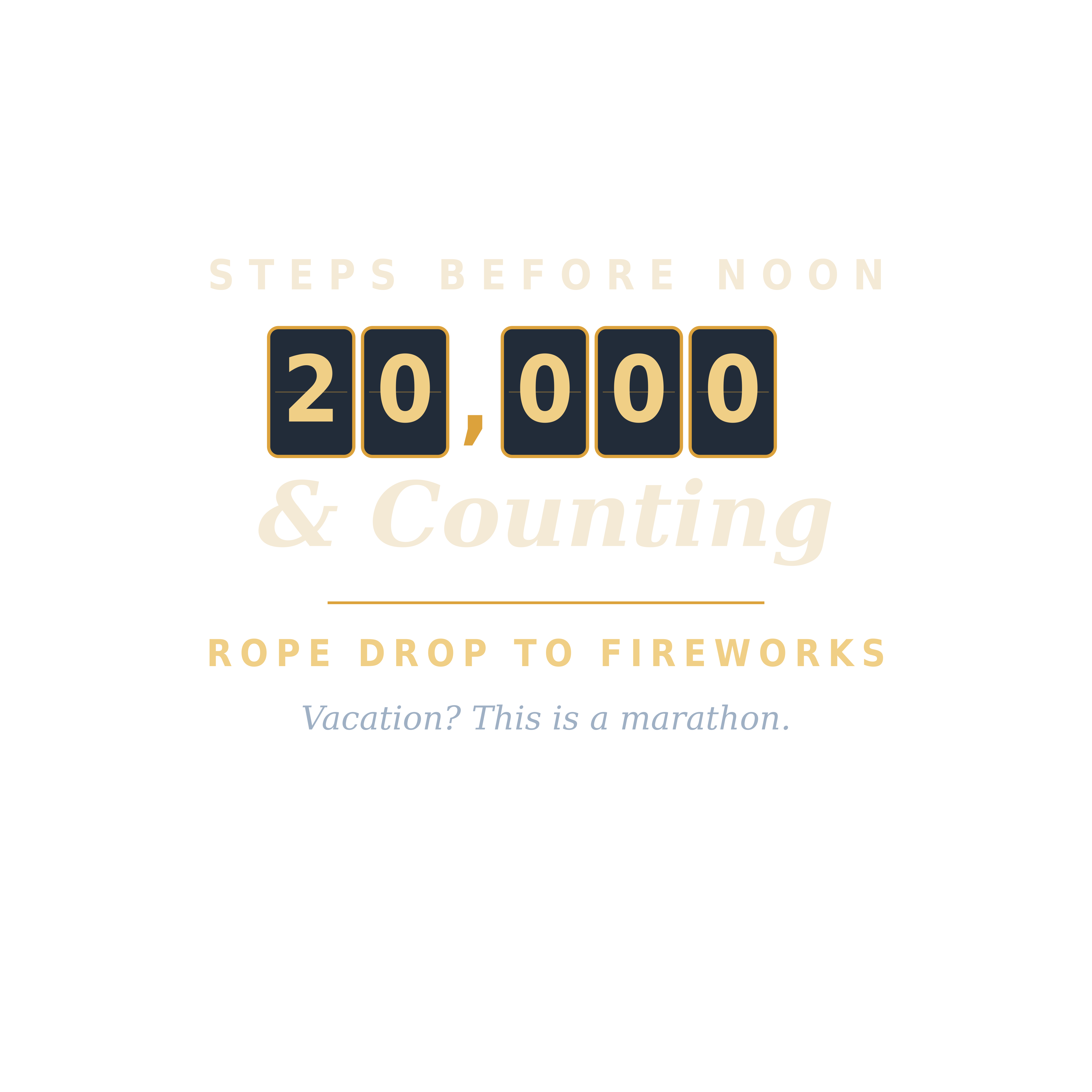 20,000 & Counting Wall Print